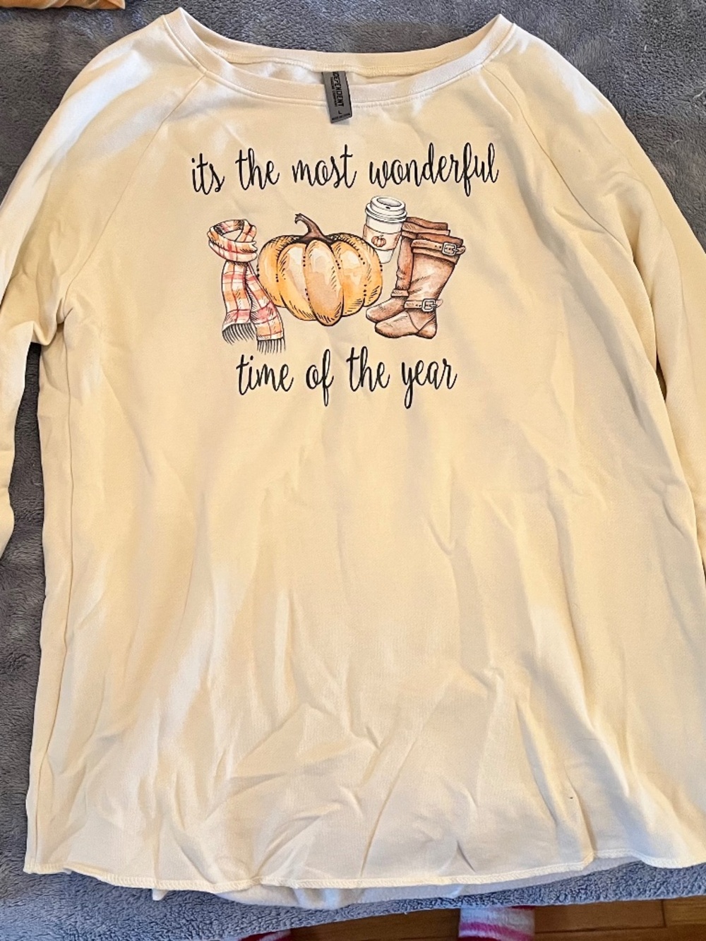 Fall large sweatshirt